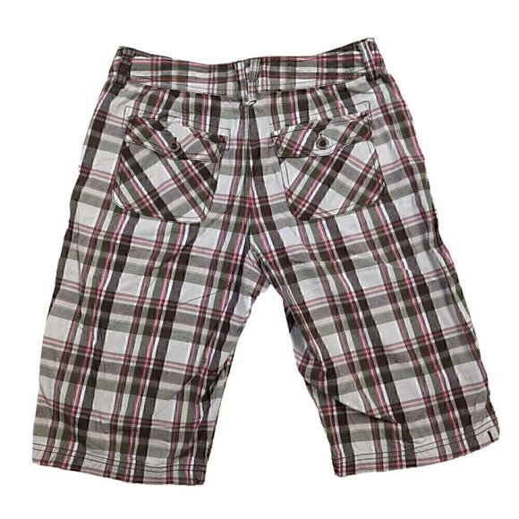 Dress Barn Plaid Bermuda Shorts Size 4 - Picture 2 of 8